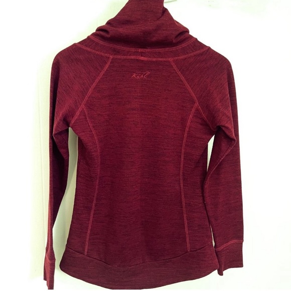 Kuhl Womens XS Heathered Red Long Sleeves Cowl Neck
Pullover Lea Sweater Pockets - Picture 5 of 11